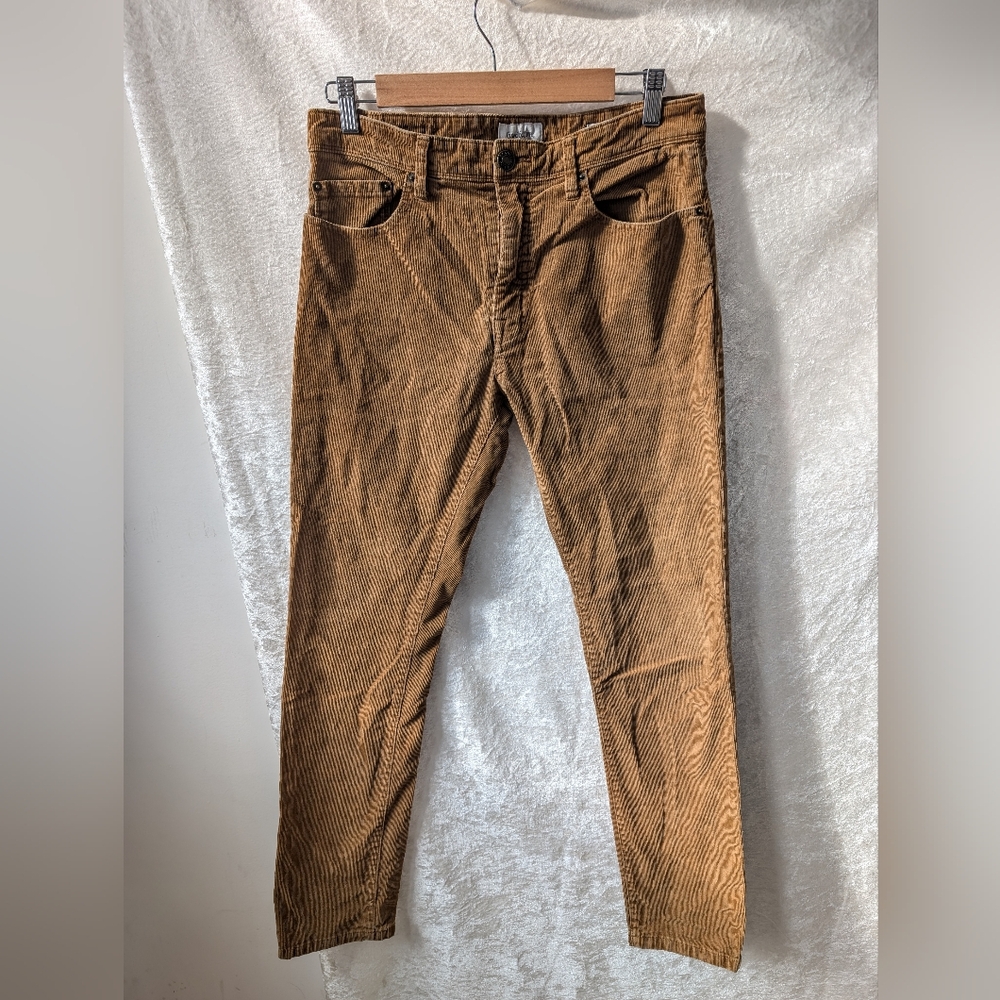 Goodfellow Men's Brown Corduroy Pants Slim Fit 32x32 - Picture 3 of 6